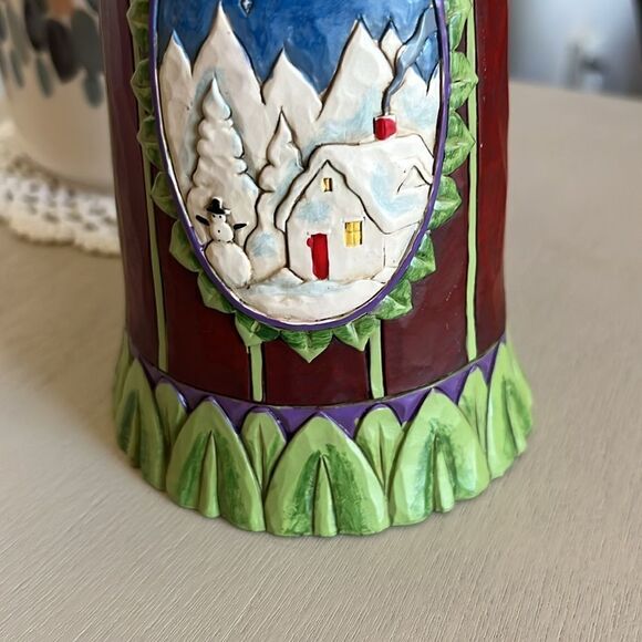 Jim Shore Welcome Home Spirit of Christmas Figurine Handcrafted 8.75” by 3.5” - Picture 10 of 16